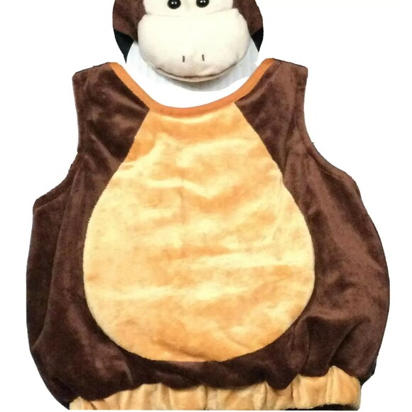 Boo Babies Halloween Costume Mischievious Monkey Brown Infant 9-18 Mths Complete - Picture 3 of 7